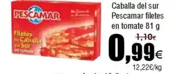 FROIZ PESCAMAR Caballa del sur filetes en tomate oferta