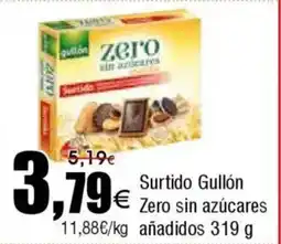 FROIZ Surtido Gullón Zero sin azúcares añadidos oferta