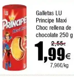 FROIZ Galletas LU Príncipe Maxi Choc rellena de chocolate oferta