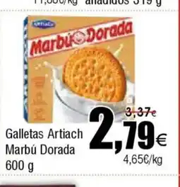 FROIZ ARTIACH Galletas Marbú Dorada oferta