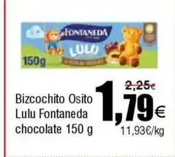 FROIZ FONTANEDA Bizcochito Osito Lulu chocolate oferta