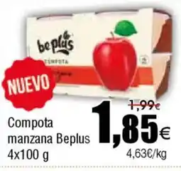 FROIZ BE PLUS Compota manzana oferta