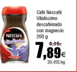 FROIZ NESCAFÉ Café Vitalissimo descafeinado con magnesio 200 g oferta