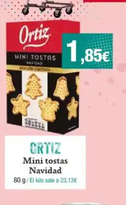 FROIZ CRTIZ Mini tostas Navidad oferta