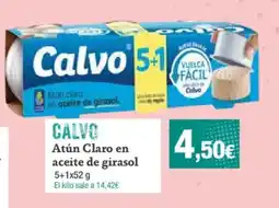FROIZ CALVO Atún Claro en aceite de girasol oferta