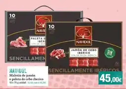 FROIZ NAVIDUL Maletín de jamón o paleta de cebo iberico oferta