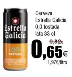 FROIZ ESTRELLA GALICIA Cerveza 0,0 tostada oferta
