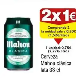 FROIZ MAHOU CLASICA Cerveza oferta