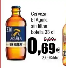 FROIZ El ÁGUILA Cerveza sin filtrar oferta