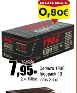 FROIZ 1906 Cerveza frigopack oferta
