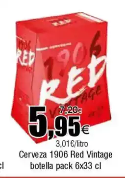FROIZ 1906 RED VINTAGE Cerveza botella oferta