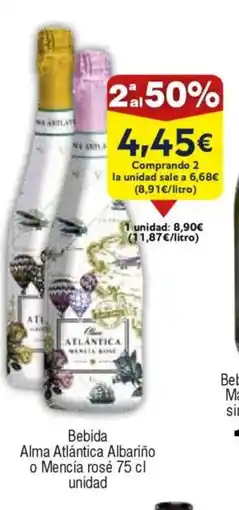 FROIZ Bebida Alma Atlántica Albariño o Mencía rosé oferta