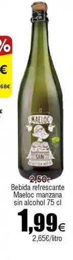 FROIZ Bebida refrescante Maeloc manzana sin alcohol oferta
