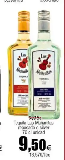 FROIZ Tequila Las Mañanitas reposado o silver oferta