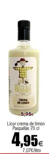 FROIZ PASPALLÁS Licor crema de limón oferta