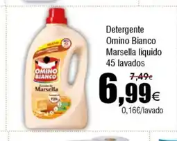 FROIZ OMINO BIANCO Detergente Marsella líquido 45 lavados oferta