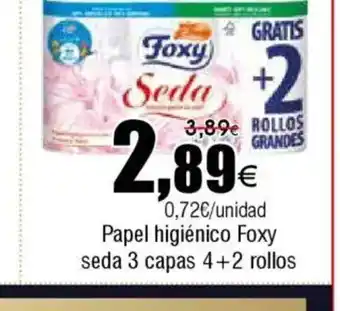 FOXY SEDA Papel higiénico