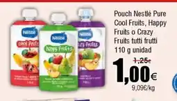 FROIZ Pouch Nestlé Pure Cool Fruits, Happy Fruits o Crazy Fruits tutti frutti oferta