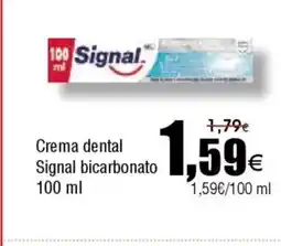 FROIZ SIGNAL Crema dental bicarbonato oferta