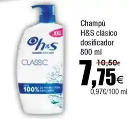 FROIZ H&S Champú clásico dosificador oferta