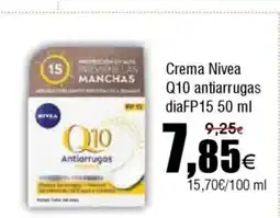 FROIZ NIVEA Q10 Crema Nivea antiarrugas diaFP15 oferta