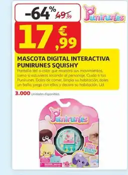 Alcampo Mascota digital interactiva punirunes squishy oferta