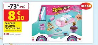 BIZAK Zap chef rollitos choco-sushi
