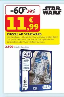 Alcampo STAR WARS Puzzle 4d oferta