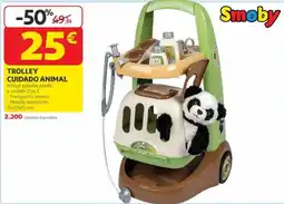 Alcampo SMOBY Trolley cuidado animal oferta