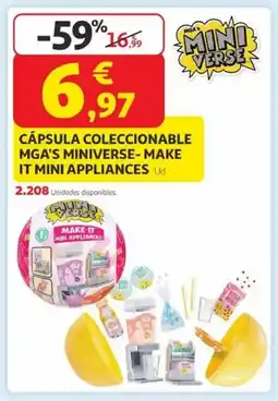 Alcampo Cápsula coleccionable mga's miniverse- make it mini appliances ud oferta