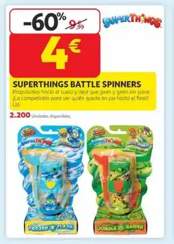 Alcampo SUPERTHINGS Battle spinners oferta