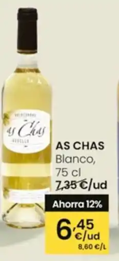 Eroski AS CHAS Blanco oferta