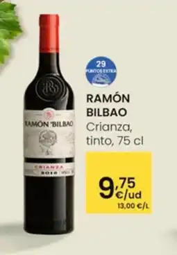 Eroski RAMON BILBAO Crianza oferta