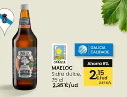 Eroski MAELOC Sidra dulce oferta
