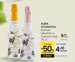 Eroski ALMA ATLÁNTICA Bebida albariño o mencía rosé oferta