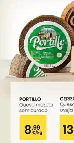 Eroski PORTILLO Queso mezcla semicurado oferta
