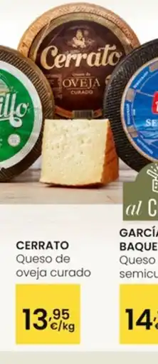 Eroski CERRATO Queso de oveja curado oferta