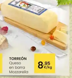 Eroski TORREÓN Queso en barra Mozzarella oferta