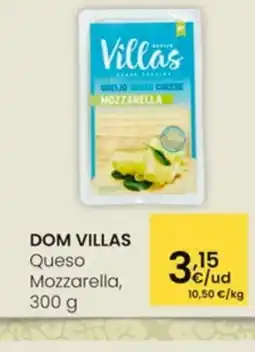 Eroski DOM VILLAS Queso Mozzarella oferta