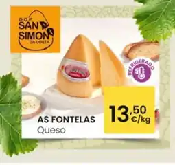 Eroski AS FONTELAS Queso oferta
