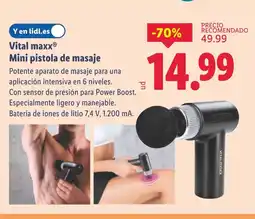 Lidl VITAL MAXX Mini pistola de masaje oferta