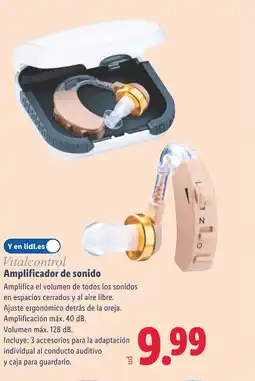 Lidl VITALCONTROL Amplificador de sonido oferta