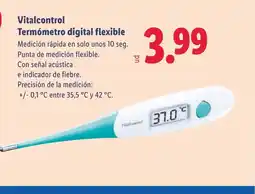 Lidl VITALCONTROL Termómetro digital flexible oferta