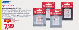 Lidl SINGER Agujas para máquina de coser oferta