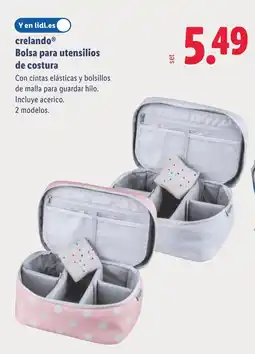 Lidl SENSIPLAST Bolsa para utensilios de costura oferta