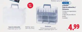 CRELANDO Caja de ordenación / Costurero