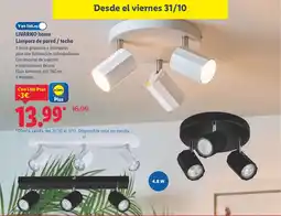 Lidl LIVARNO home Lámpara de pared / techo oferta