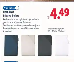 Lidl LIVARNO home Sábana bajera oferta