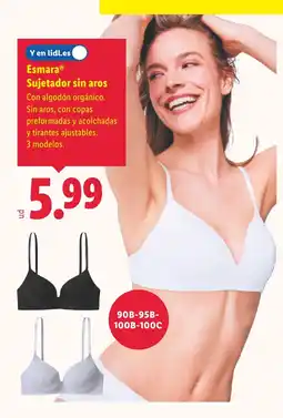 Lidl ESMARA Sujetador sin aros oferta