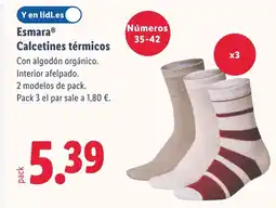 Lidl ESMARA Calcetines térmicos oferta